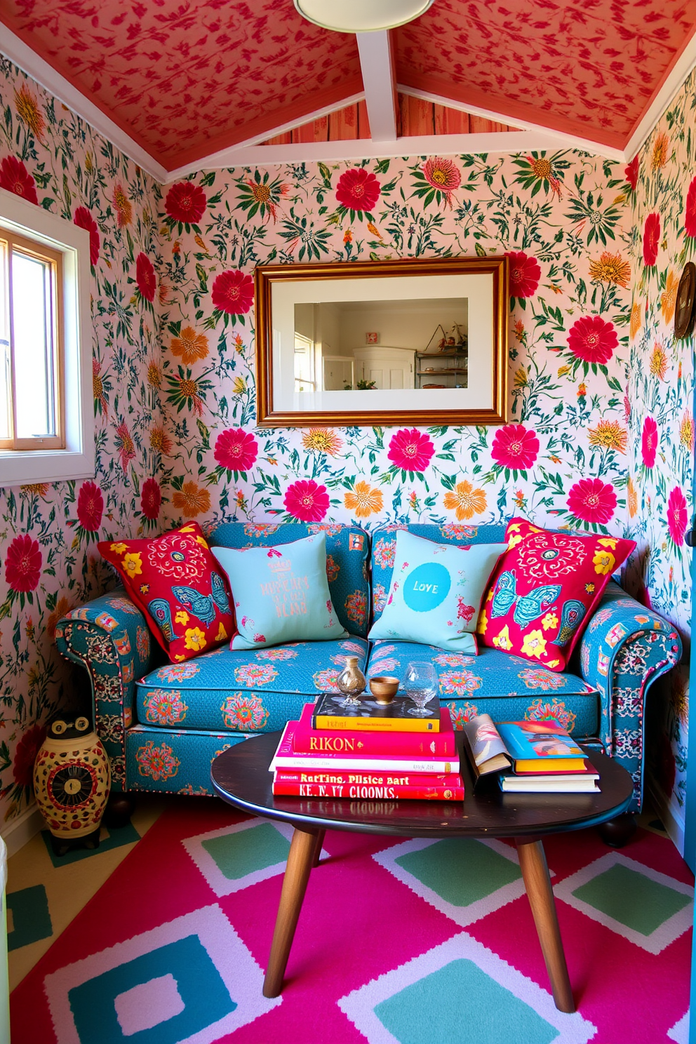 She Shed Wallpaper Decorating Ideas 27