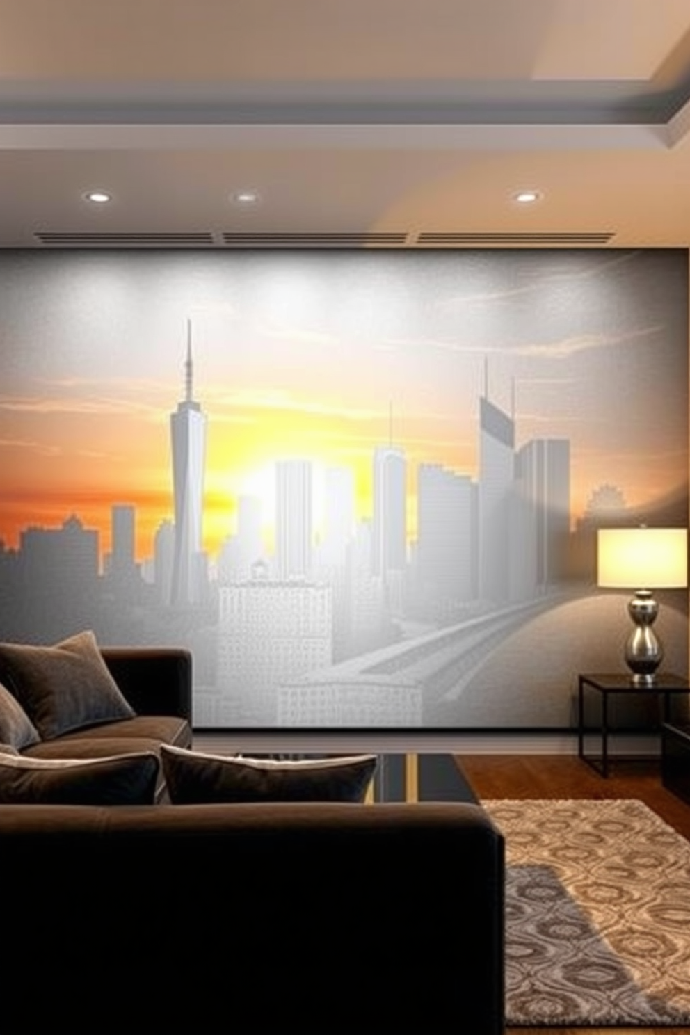 Silver Wall Painting Ideas 15