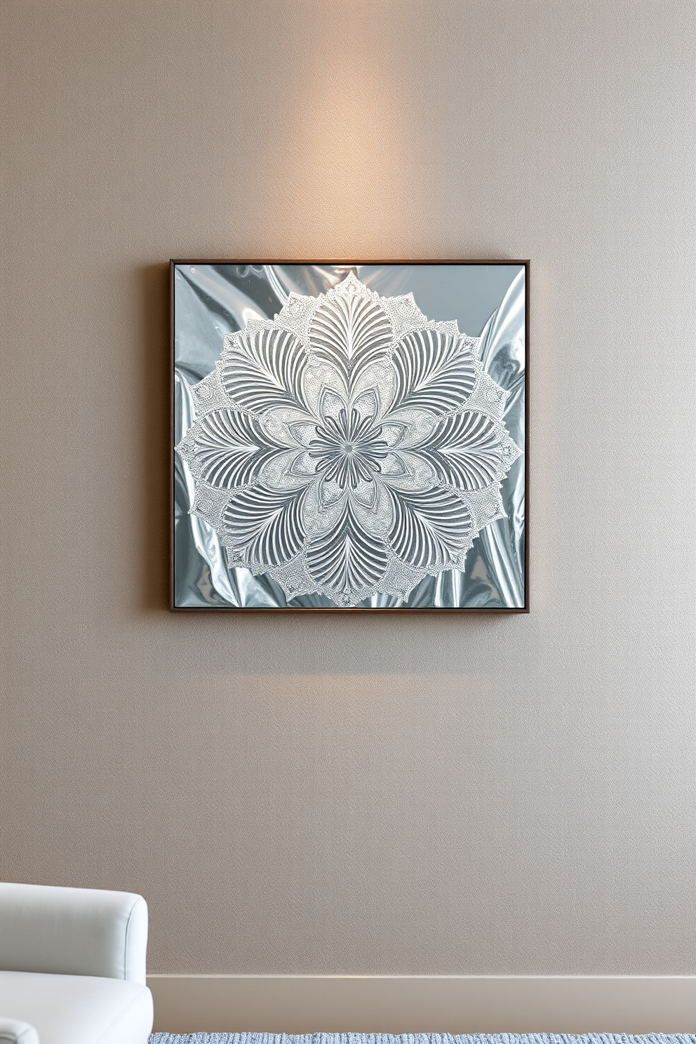 Silver Wall Painting Ideas 2