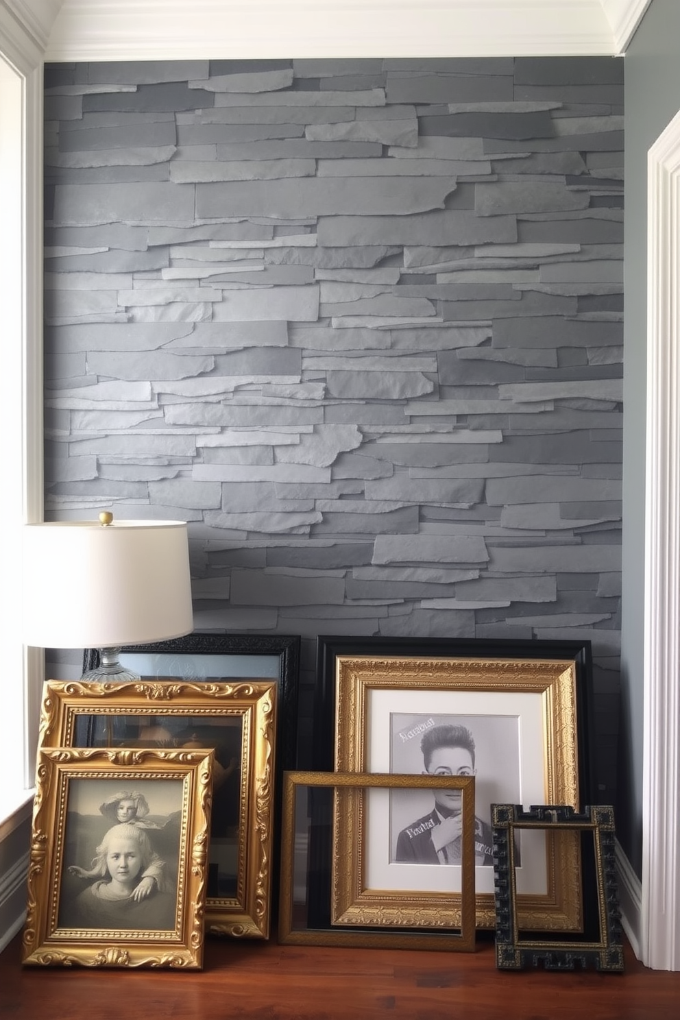 Slate Wallpaper Decorating Ideas 10