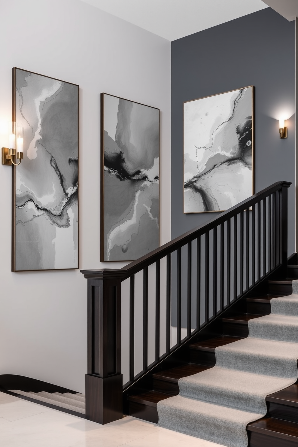 Staircase Wall Painting Ideas 12