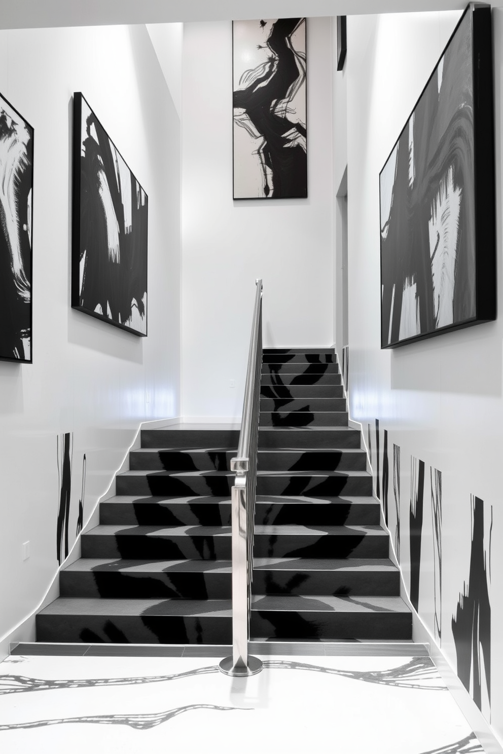 Staircase Wall Painting Ideas 25