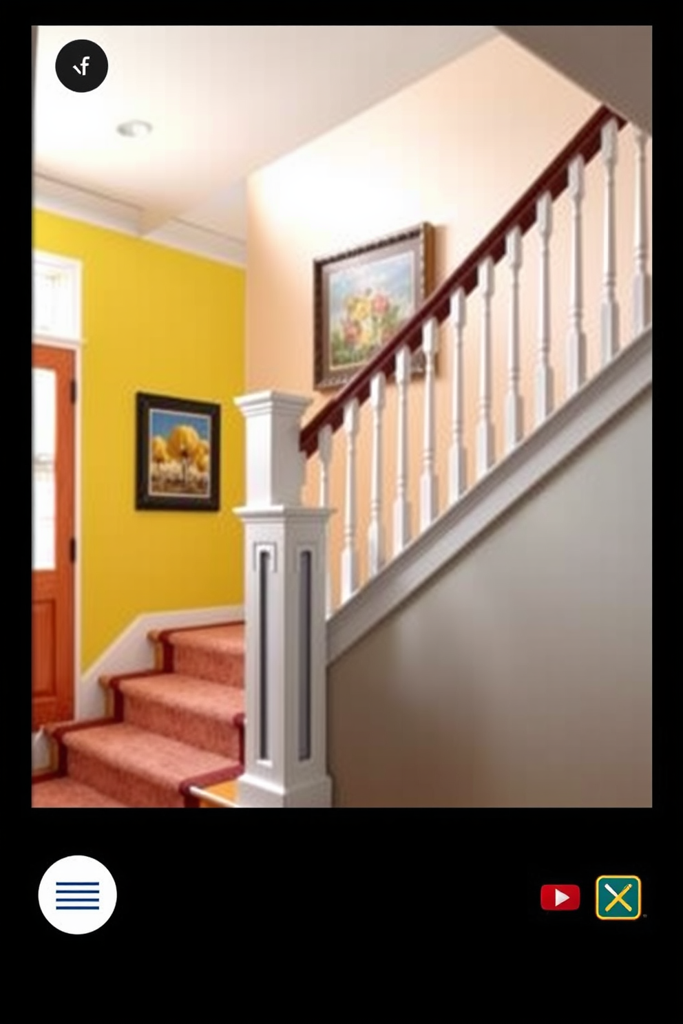 Staircase Wall Painting Ideas 5