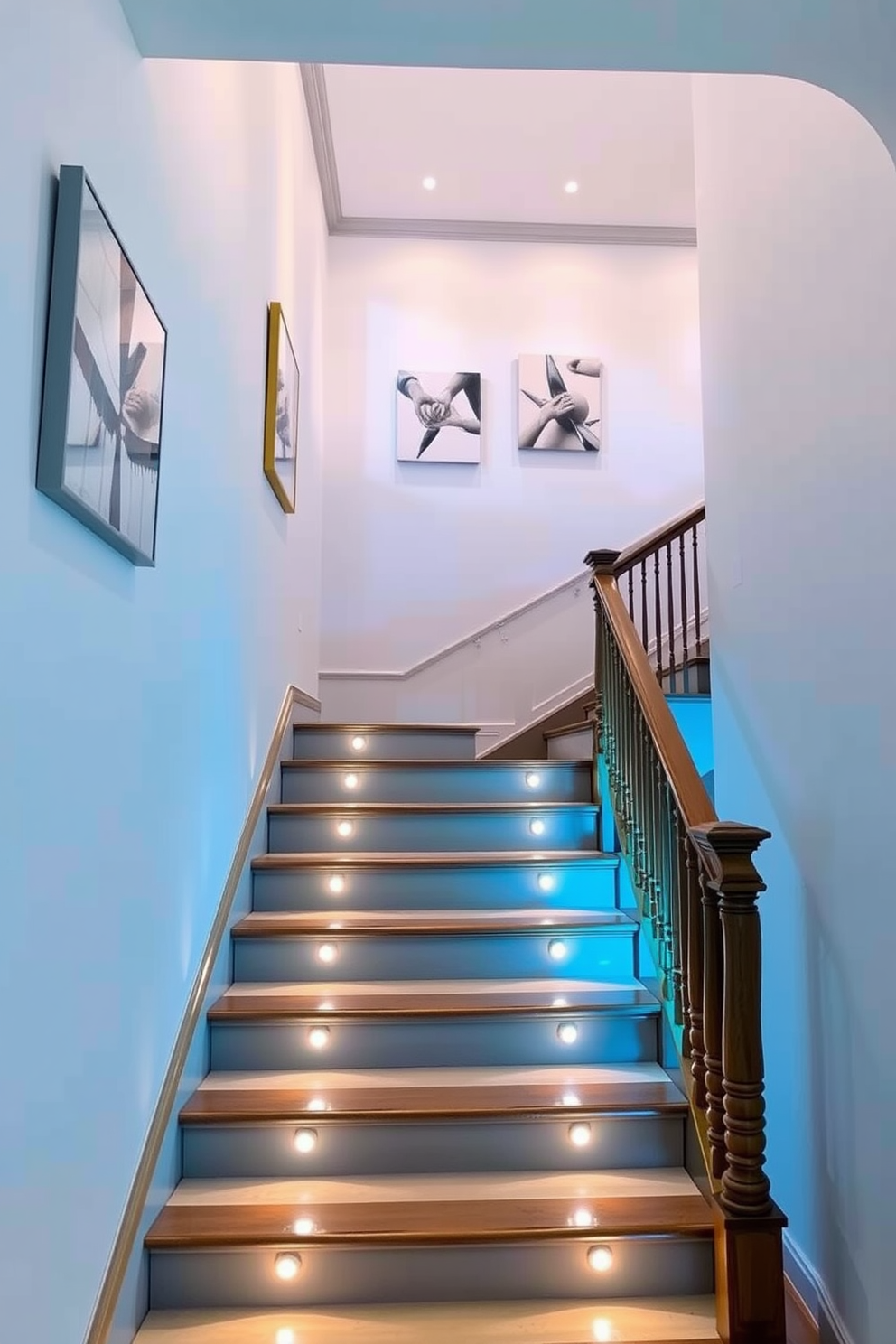 Staircase Wall Painting Ideas 6