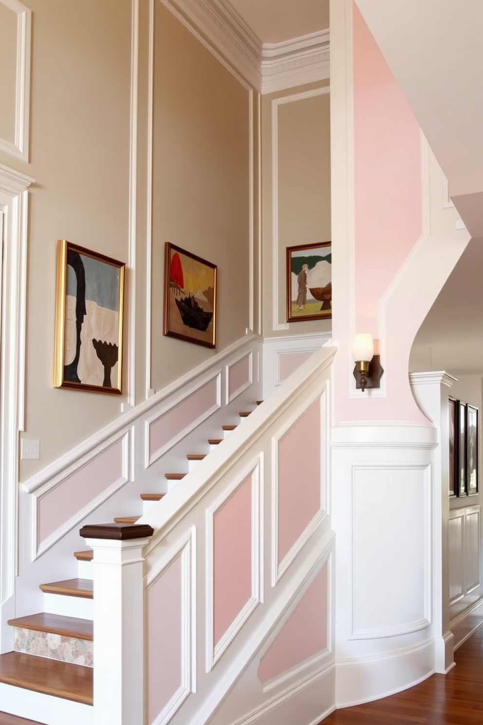 Staircase Wall Painting Ideas 7