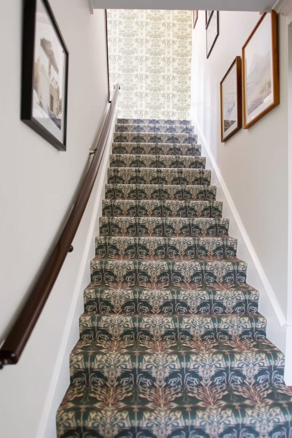 Staircase Wallpaper Decorating Ideas 11