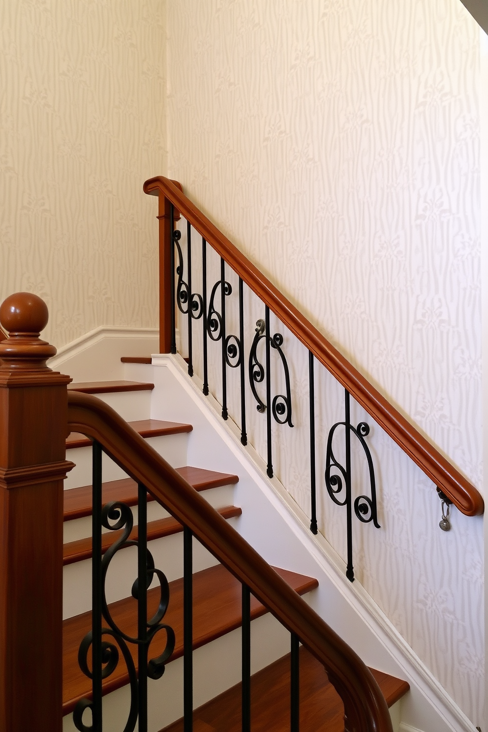 Staircase Wallpaper Decorating Ideas 13