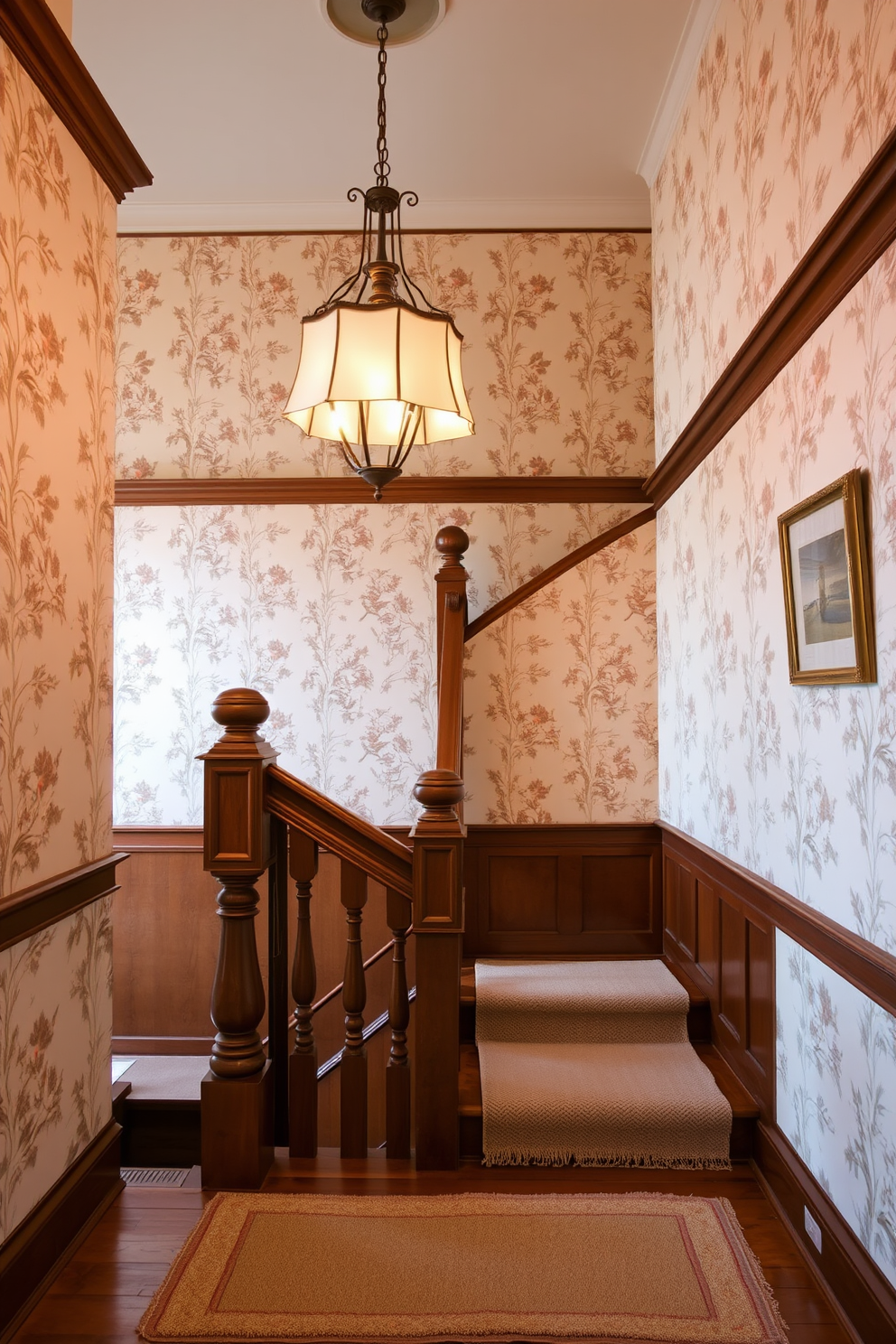 Staircase Wallpaper Decorating Ideas 15