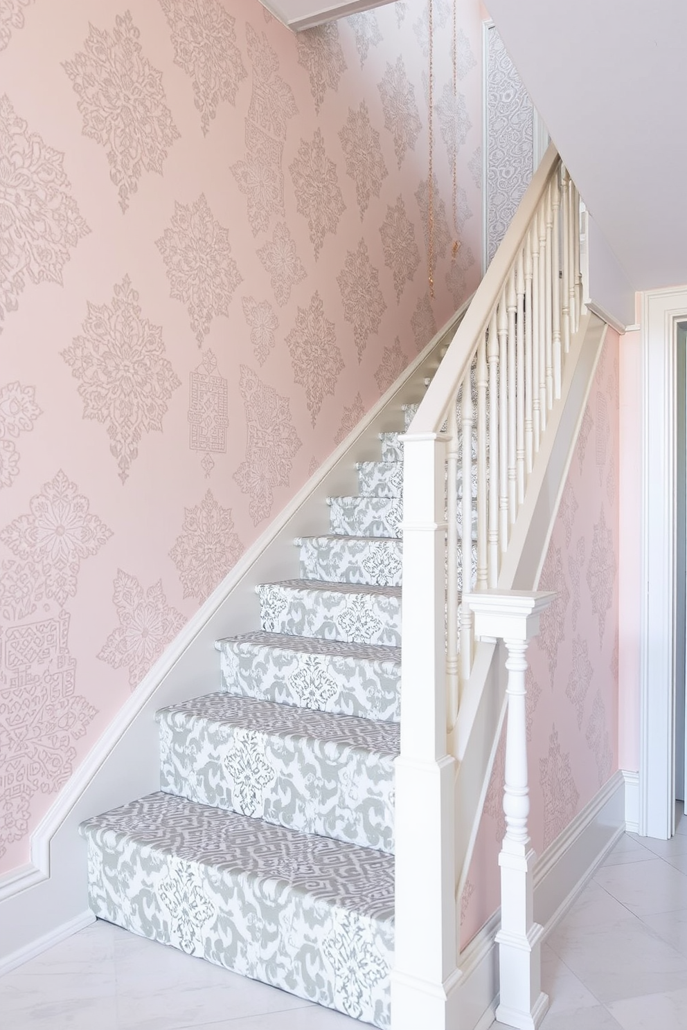 Staircase Wallpaper Decorating Ideas 22