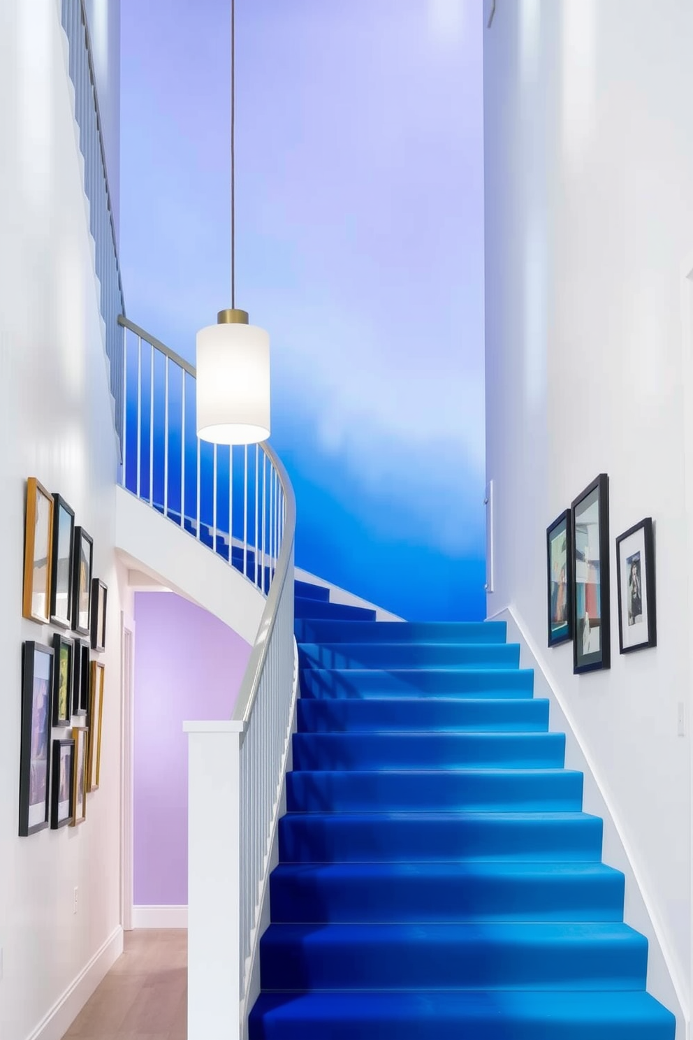 Staircase Wallpaper Decorating Ideas 24