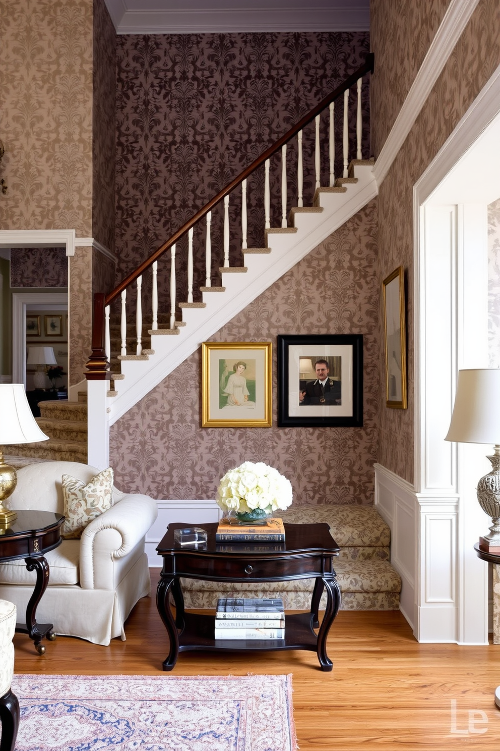 Staircase Wallpaper Decorating Ideas 8