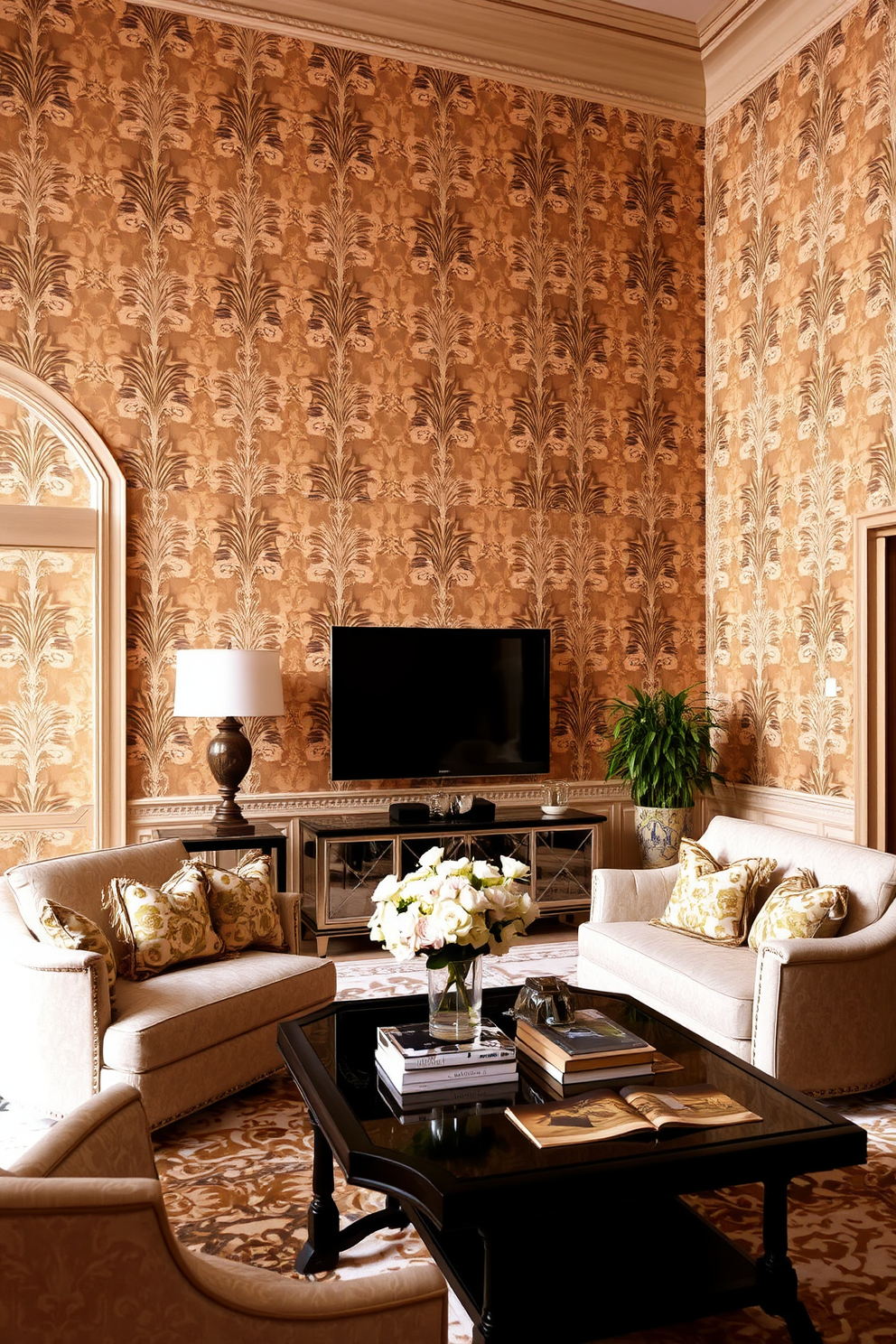 Stenciled Wall Painting Ideas 4