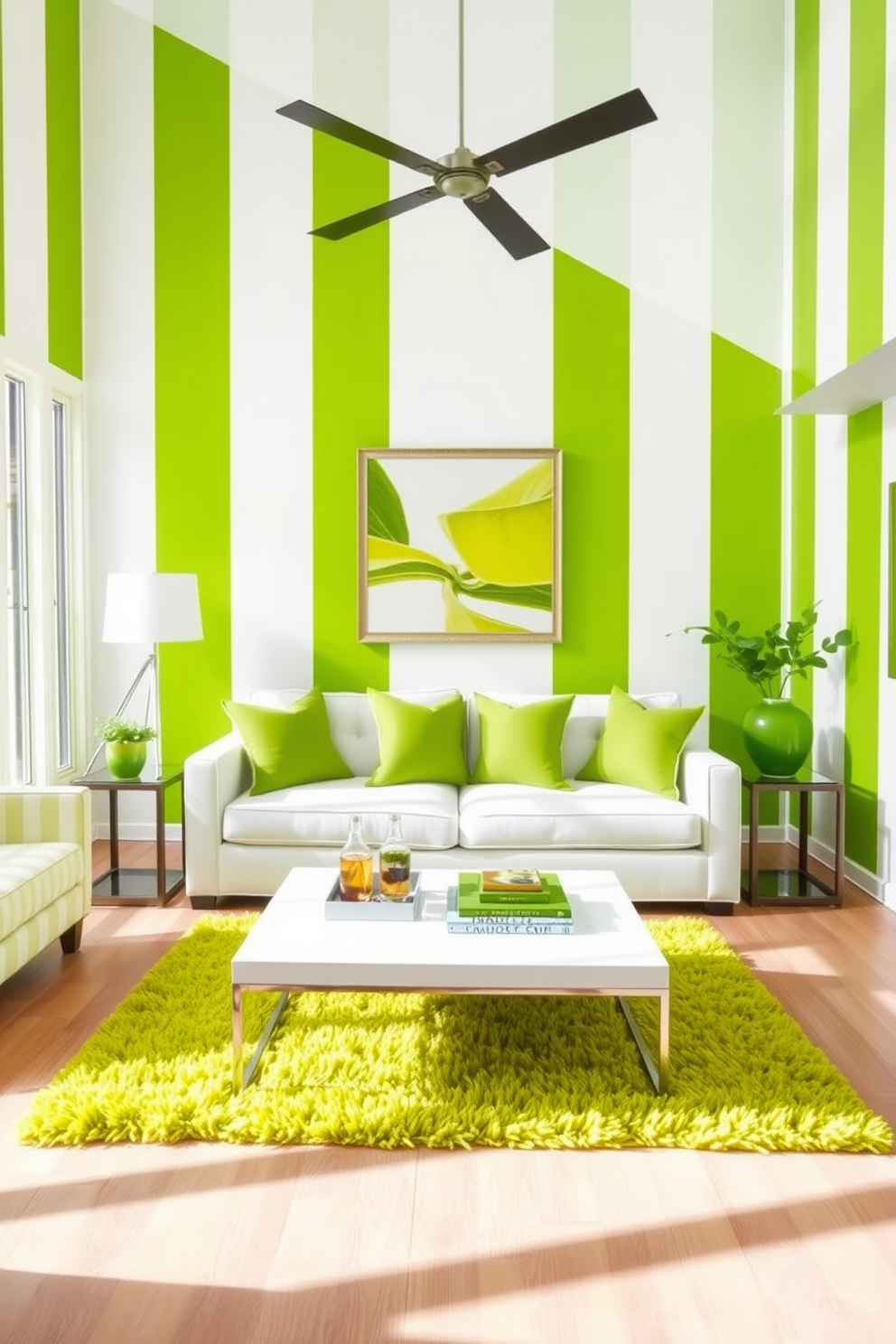 Striped Wall Painting Ideas 13