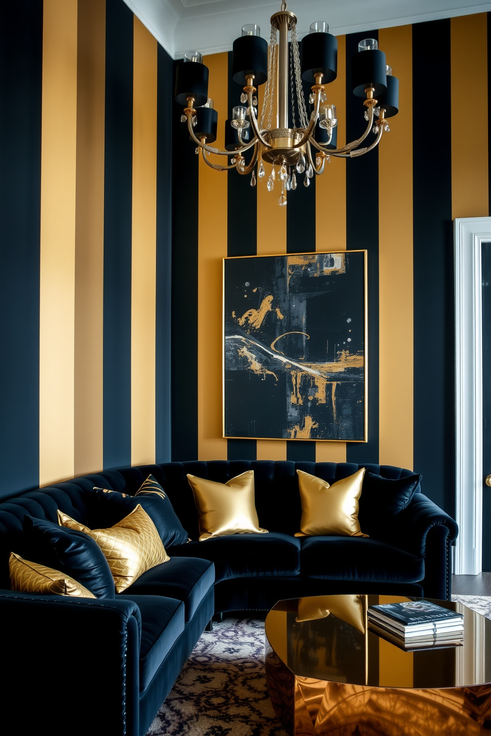 Striped Wall Painting Ideas 16