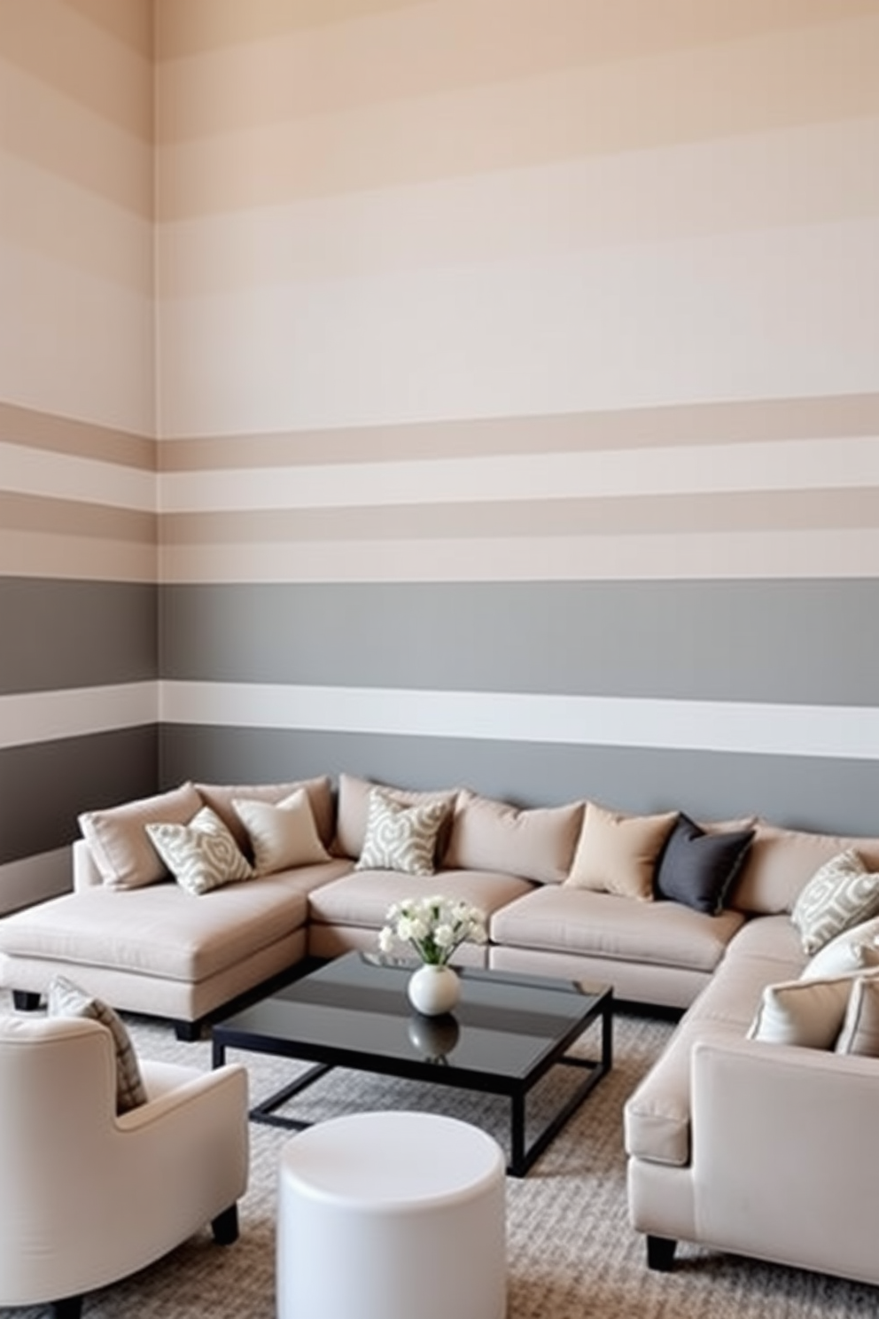 Striped Wall Painting Ideas 18