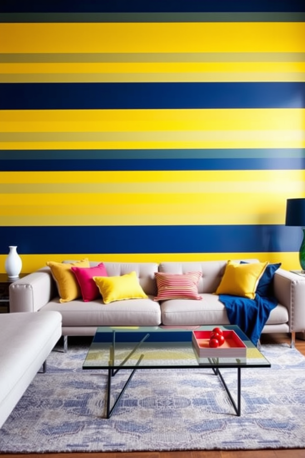 Striped Wall Painting Ideas 23