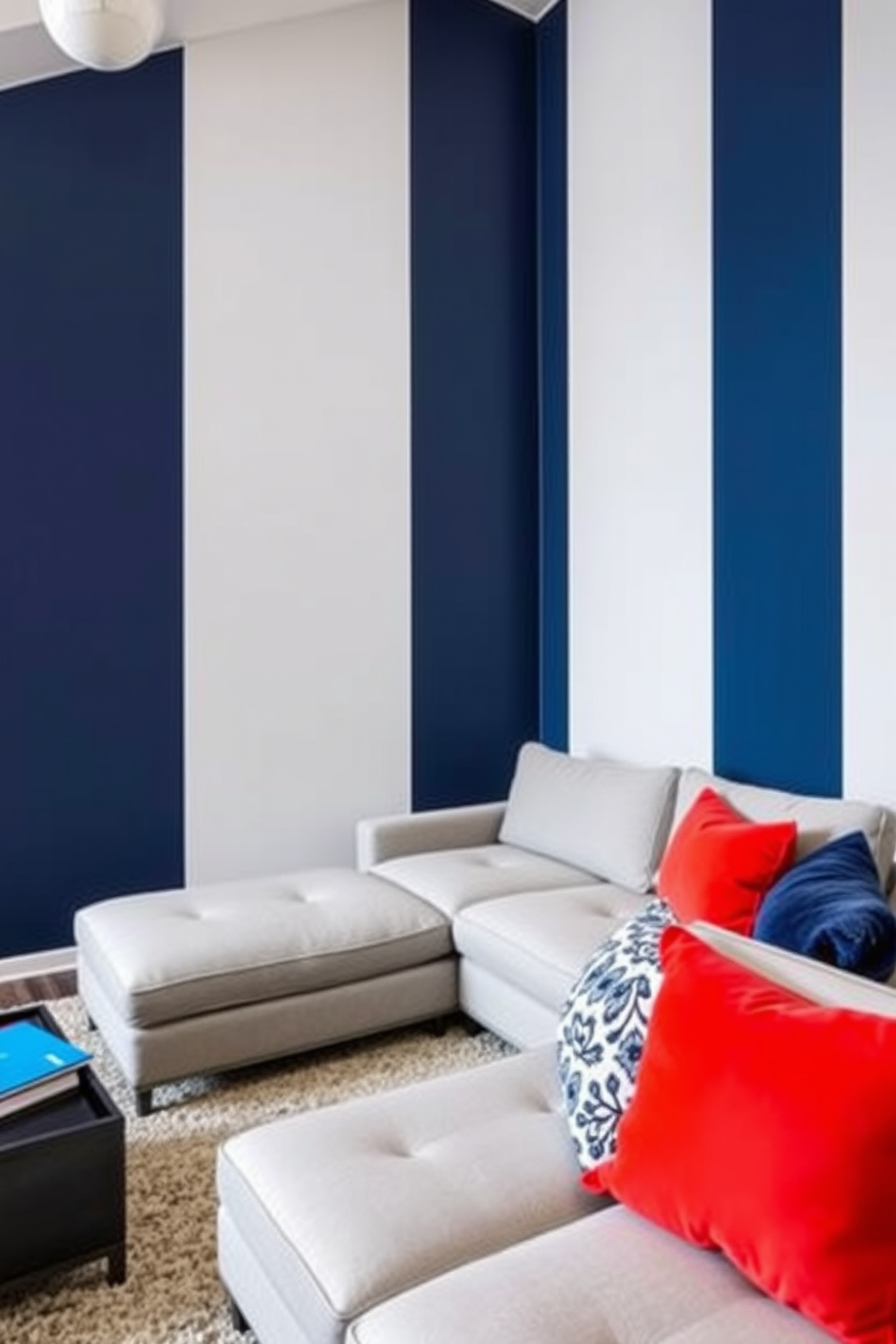 Striped Wall Painting Ideas 24