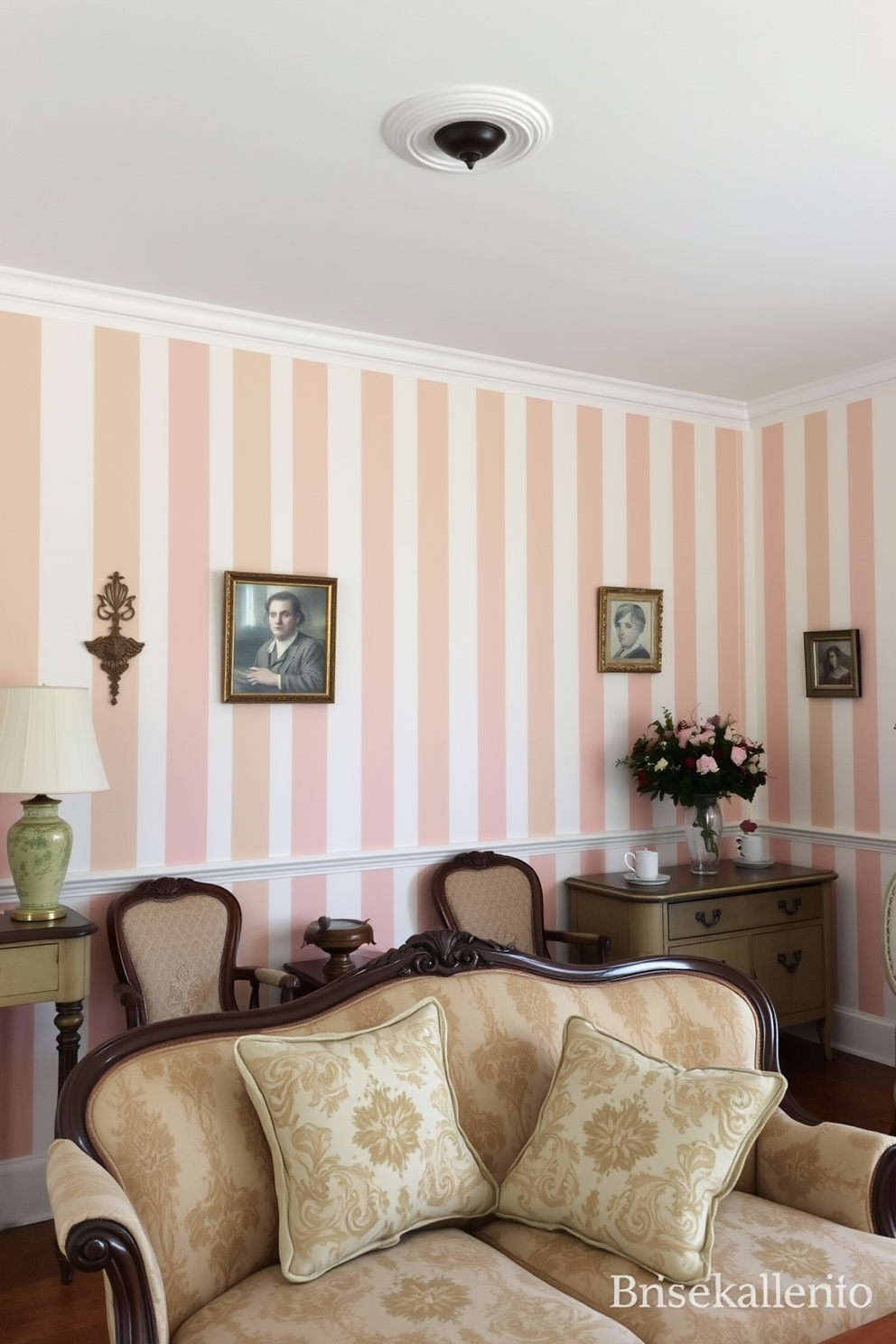 Striped Wall Painting Ideas 26