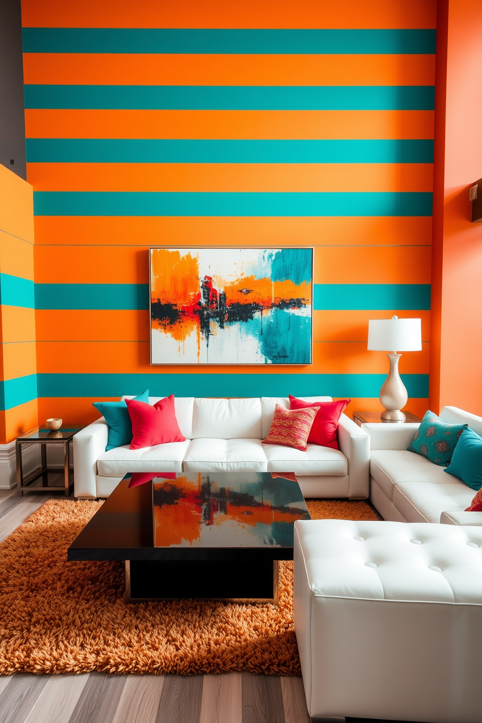 Striped Wall Painting Ideas 29