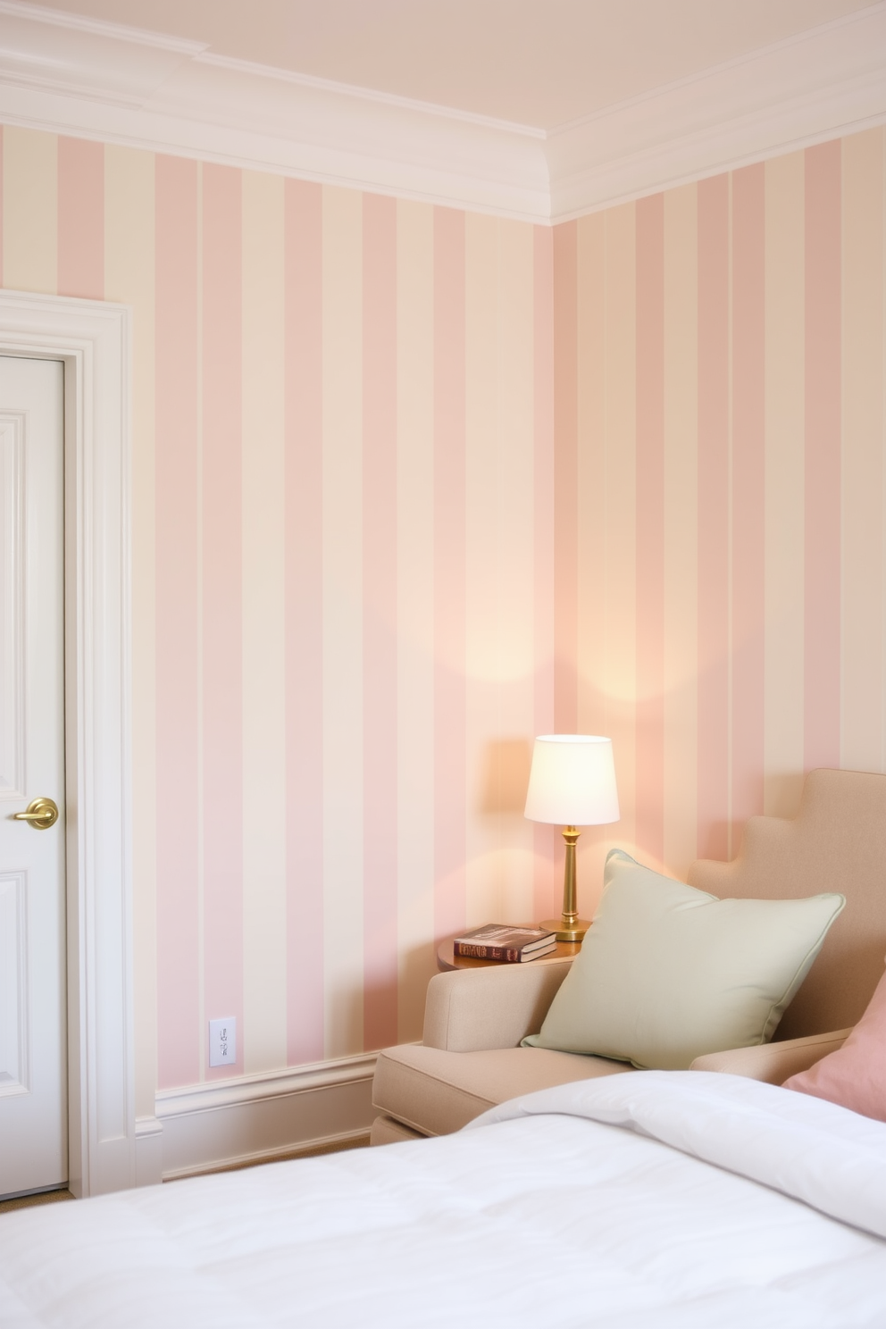 Striped Wallpaper Decorating Ideas 2