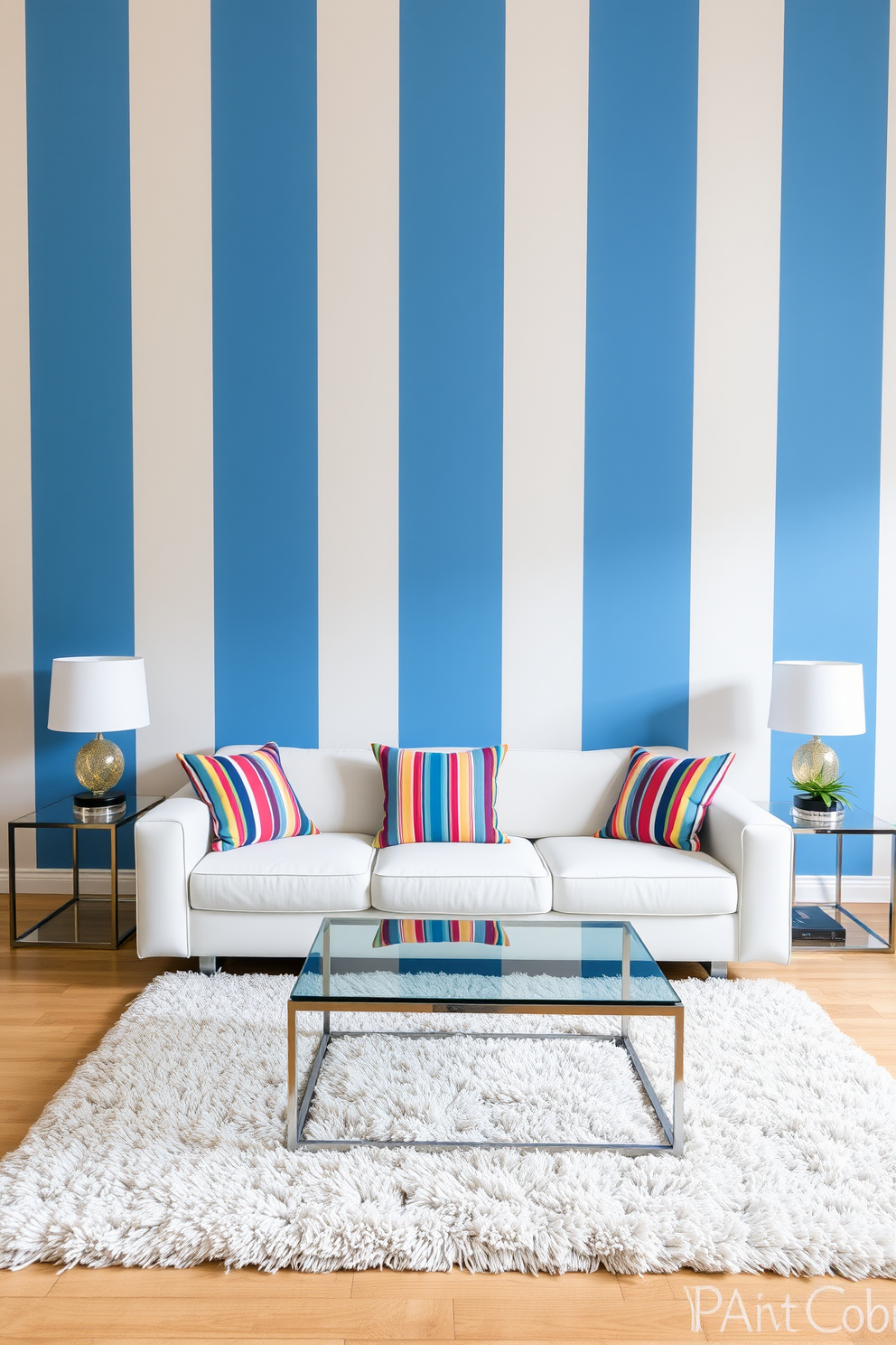 Striped Wallpaper Decorating Ideas 28