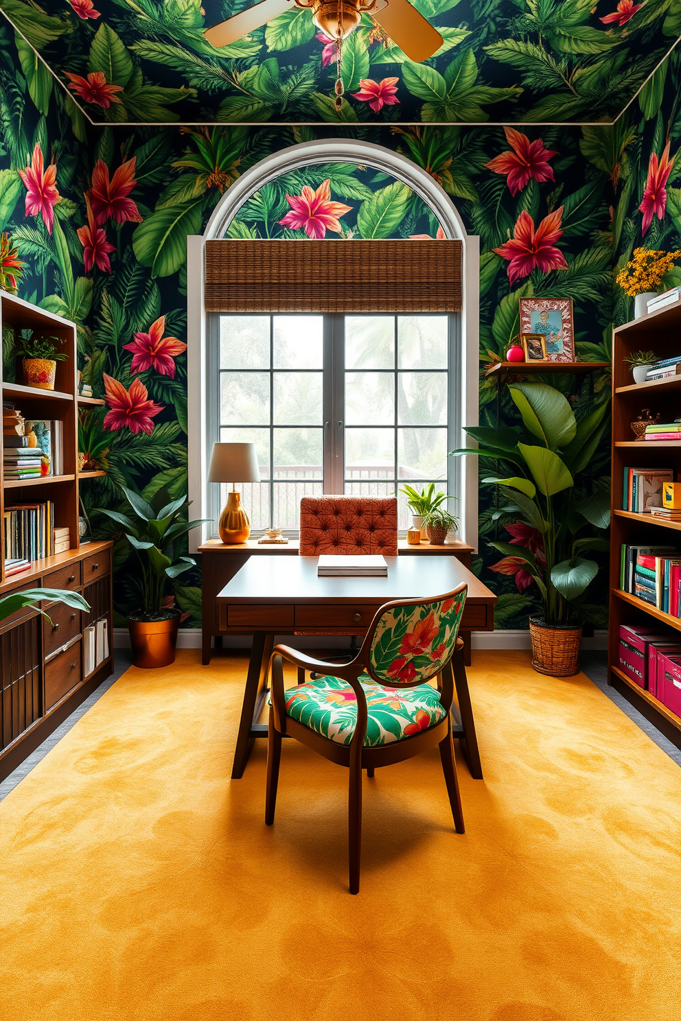 Study Wallpaper Decorating Ideas 17