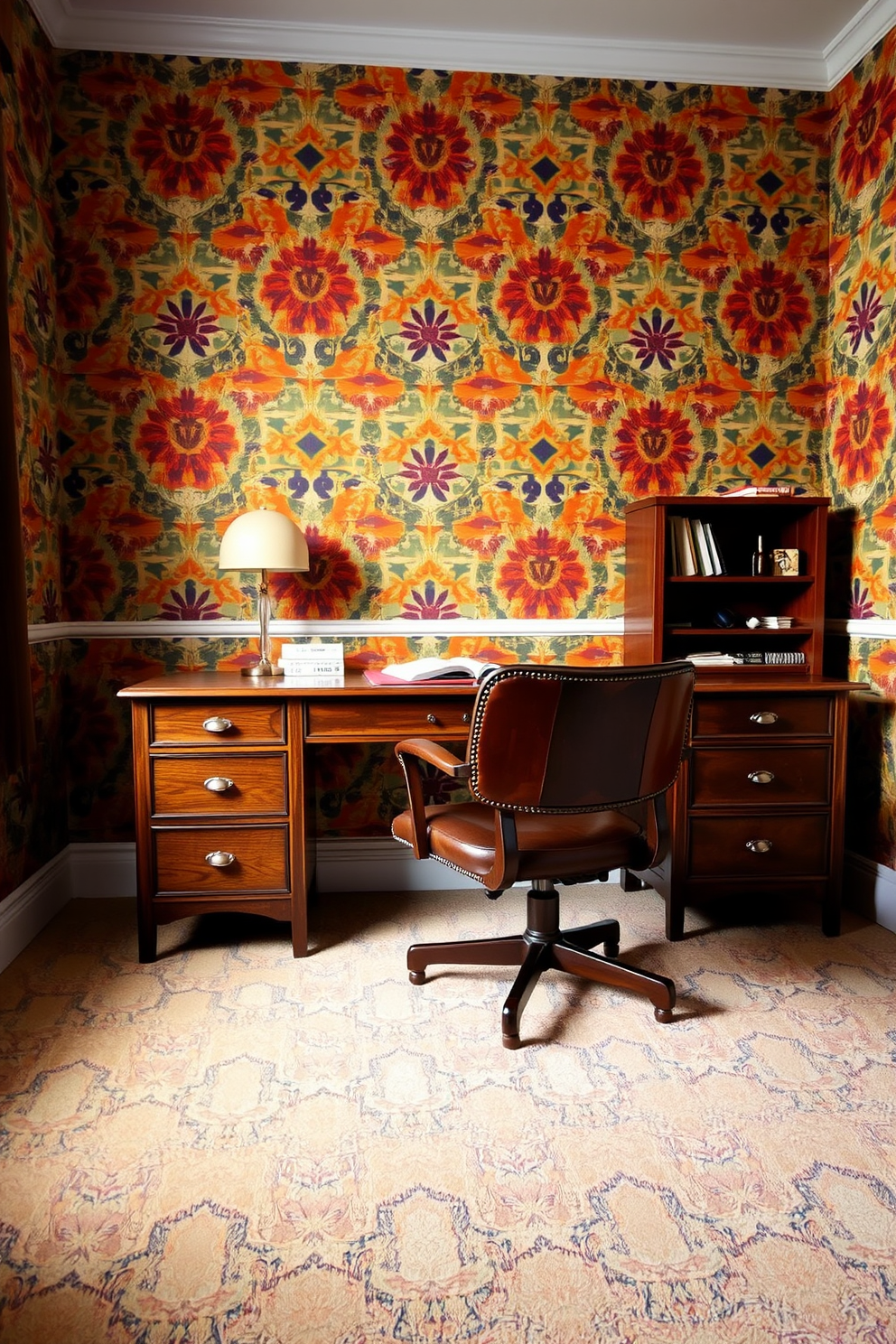 Study Wallpaper Decorating Ideas 22