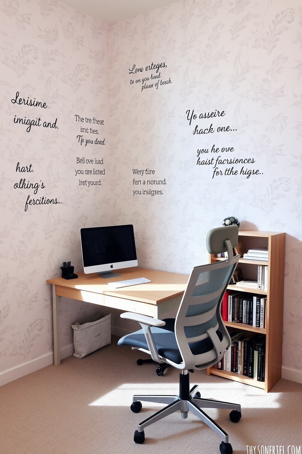 Study Wallpaper Decorating Ideas 6