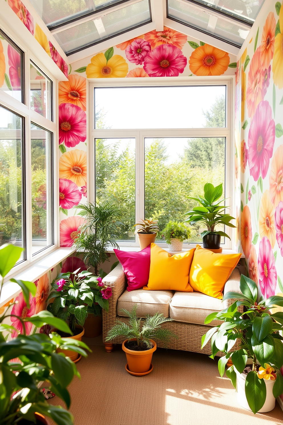 Sunroom Wall Painting Ideas 4