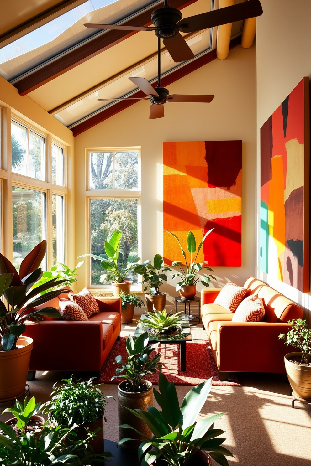 Sunroom Wall Painting Ideas 7