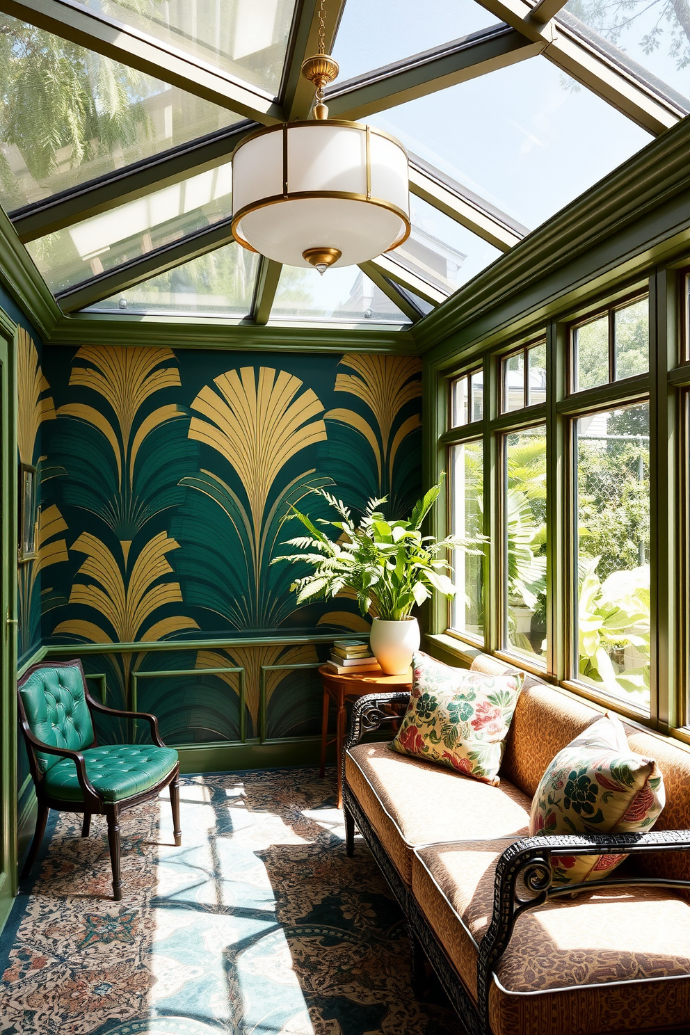 Sunroom Wallpaper Decorating Ideas 22