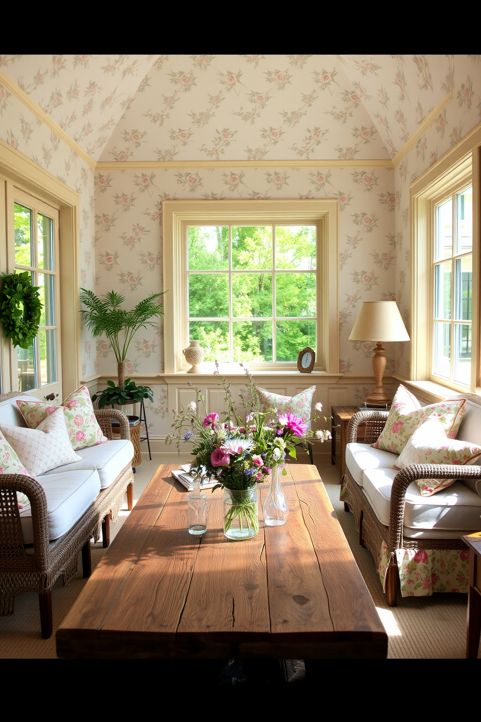 Sunroom Wallpaper Decorating Ideas 26