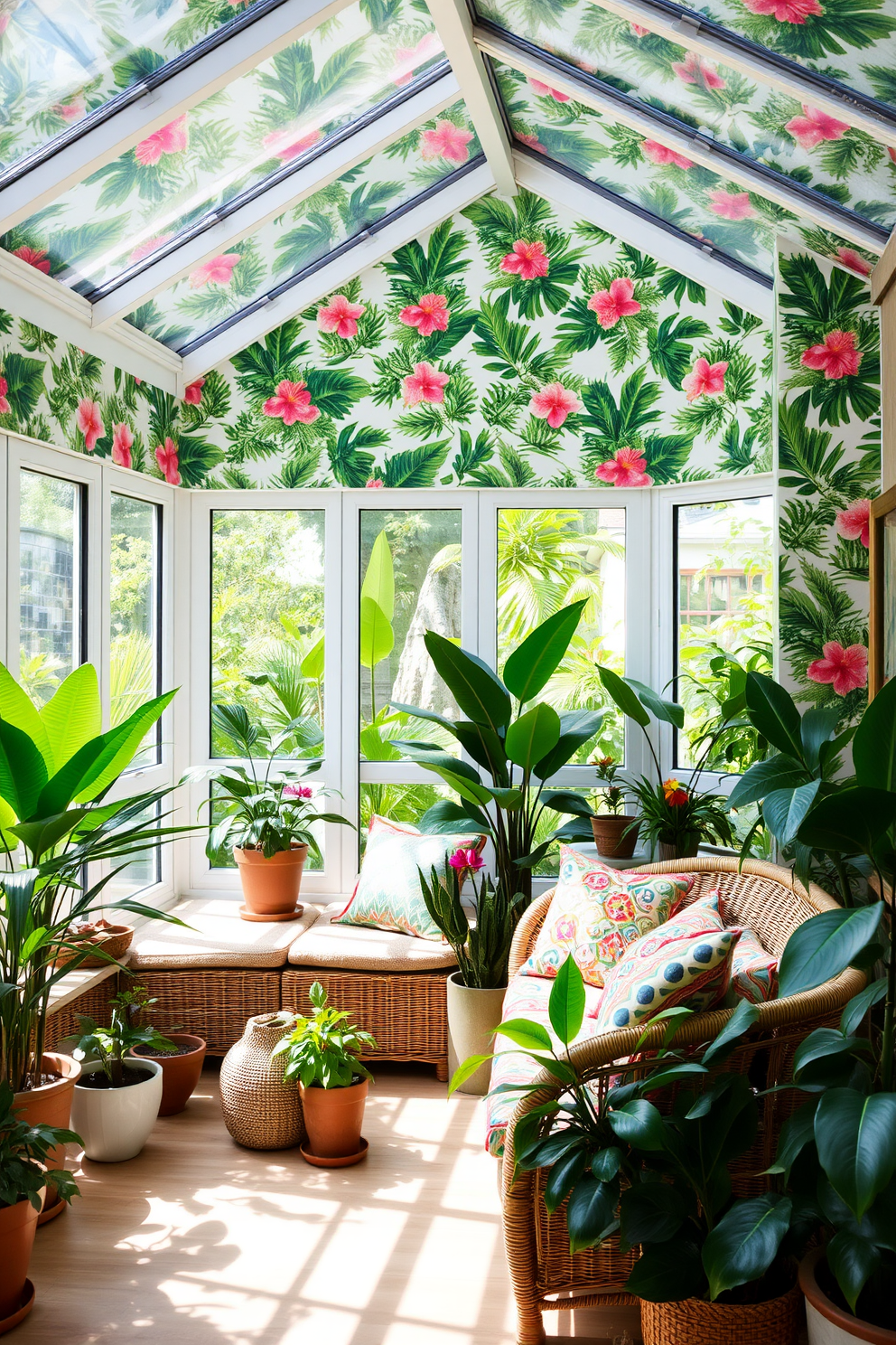 Sunroom Wallpaper Decorating Ideas 7