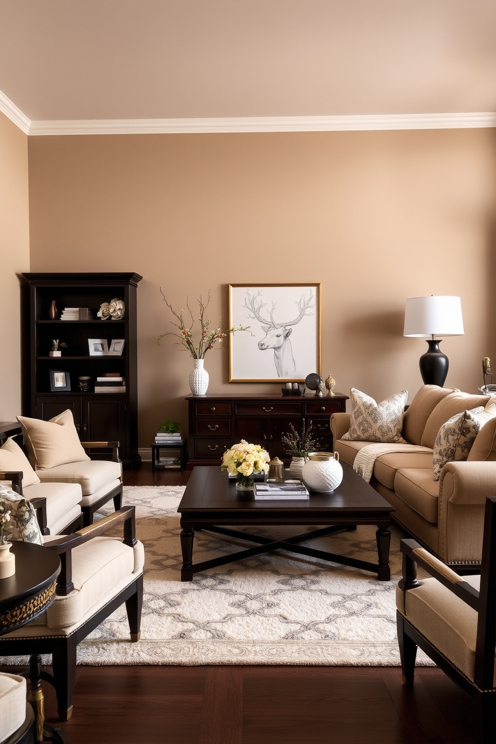 Taupe Wall Painting Ideas 26