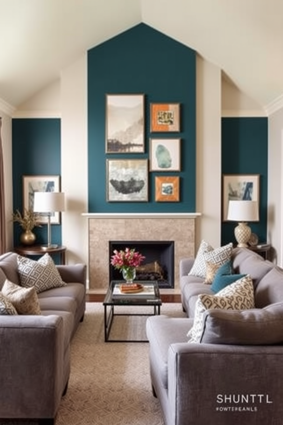 Teal Wall Painting Ideas 2