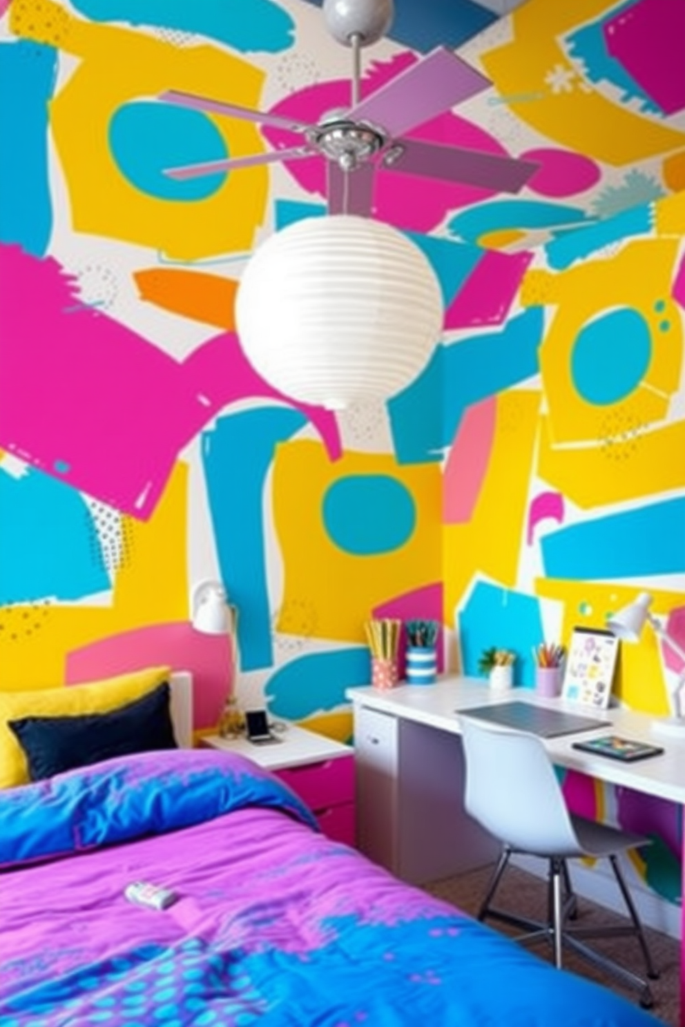 Teen Room Wallpaper Decorating Ideas 18