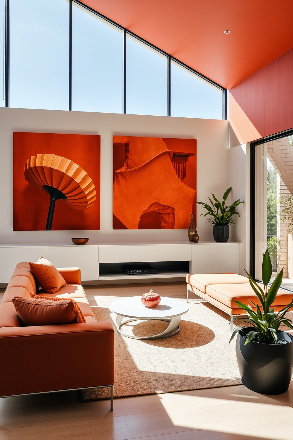 Terracotta Wall Painting Ideas 13