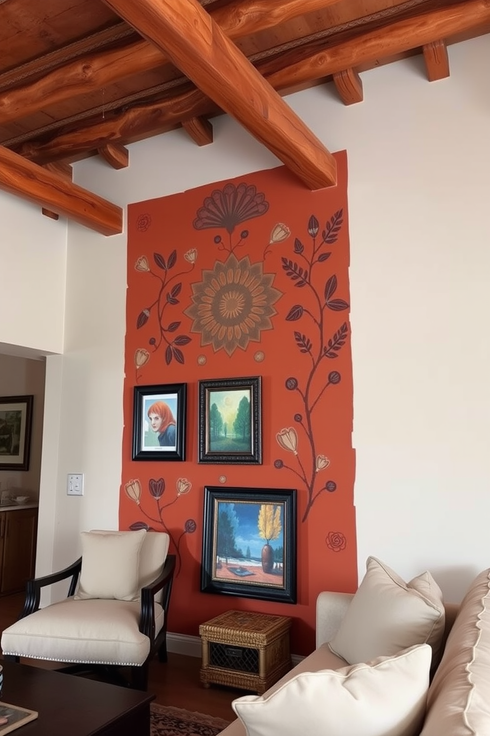 Terracotta Wall Painting Ideas 27