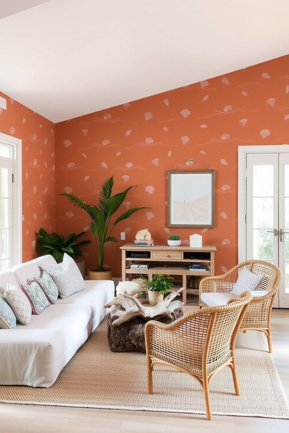 Terracotta Wallpaper Decorating Ideas 18