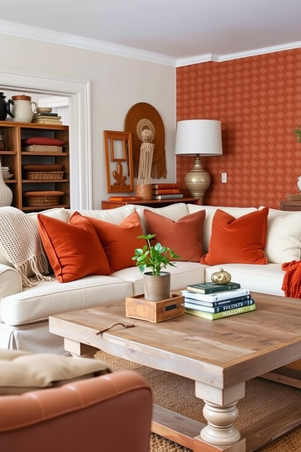 Terracotta Wallpaper Decorating Ideas 26