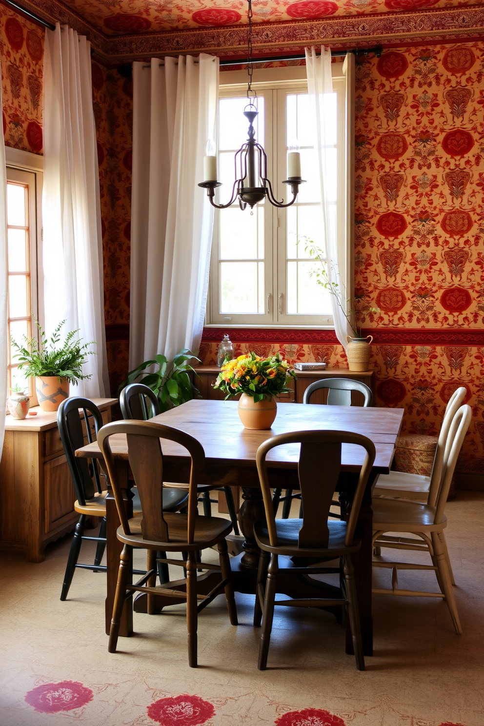 Terracotta Wallpaper Decorating Ideas 9