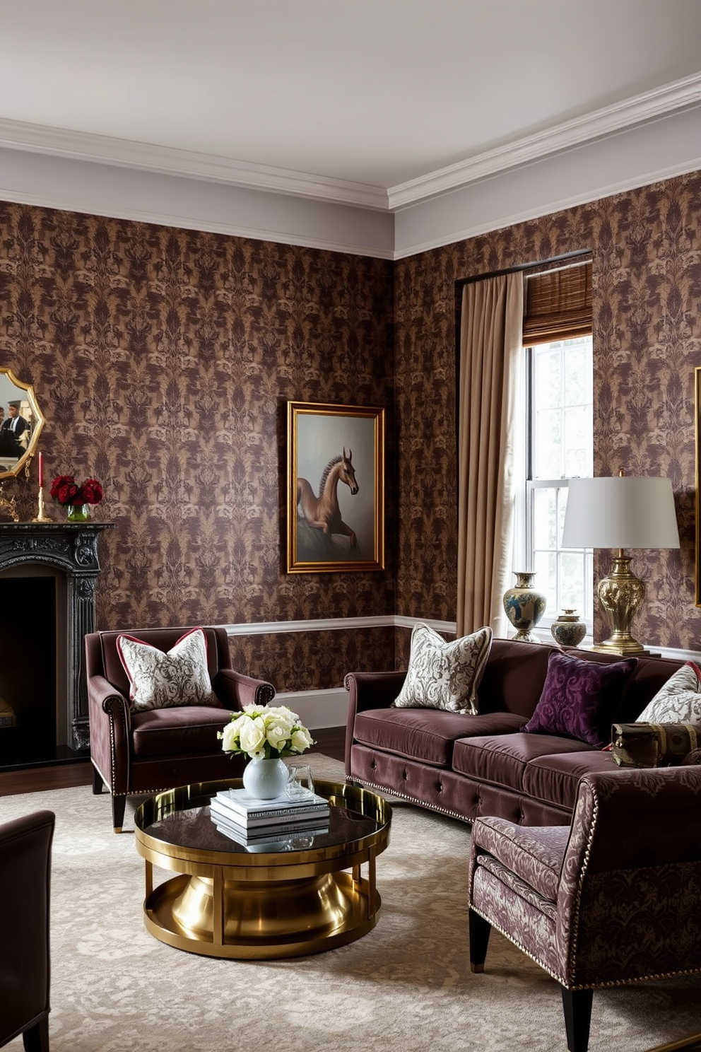 Textured Wallpaper Decorating Ideas 15