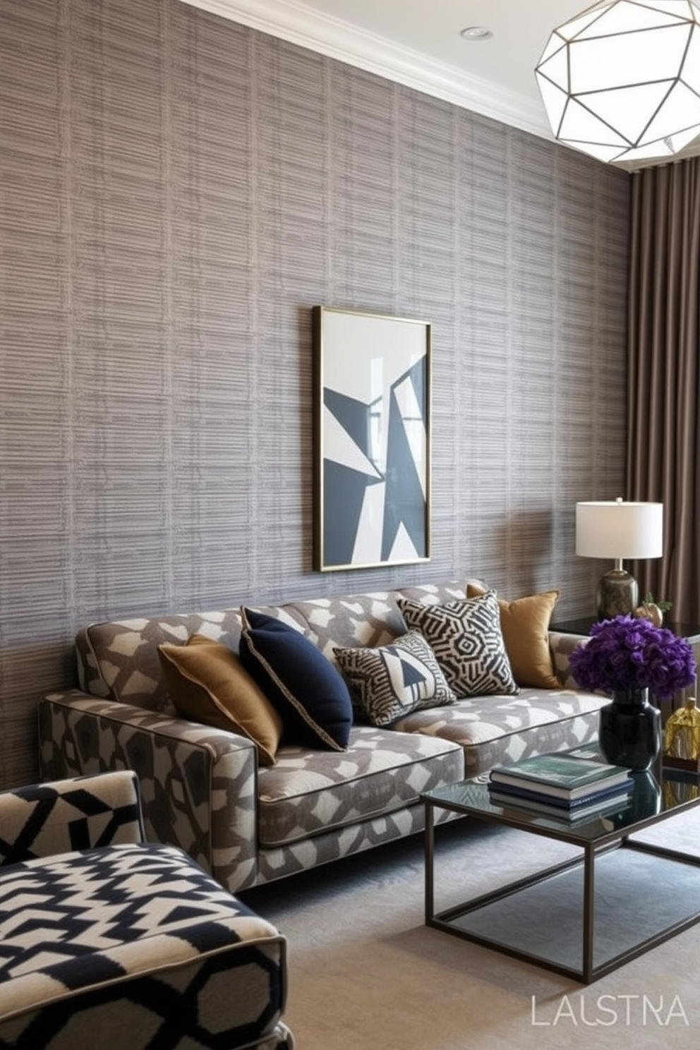 Textured Wallpaper Decorating Ideas 2