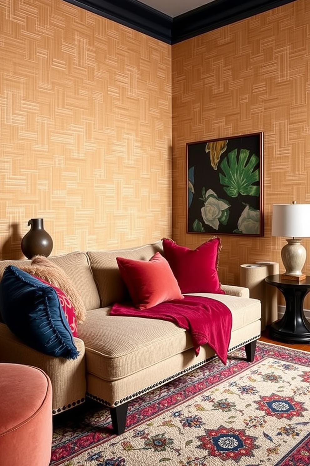 Textured Wallpaper Decorating Ideas 7