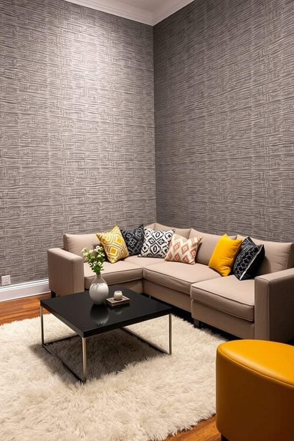 Textured Wallpaper Decorating Ideas 8