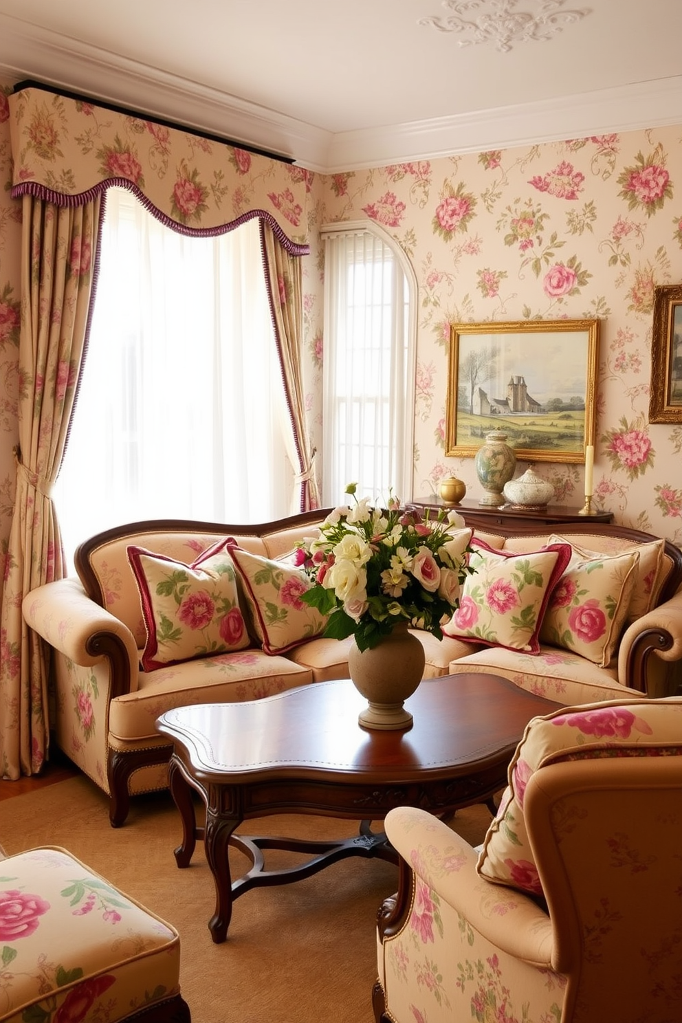 Toile De Jouy Wallpaper Decorating Ideas 3