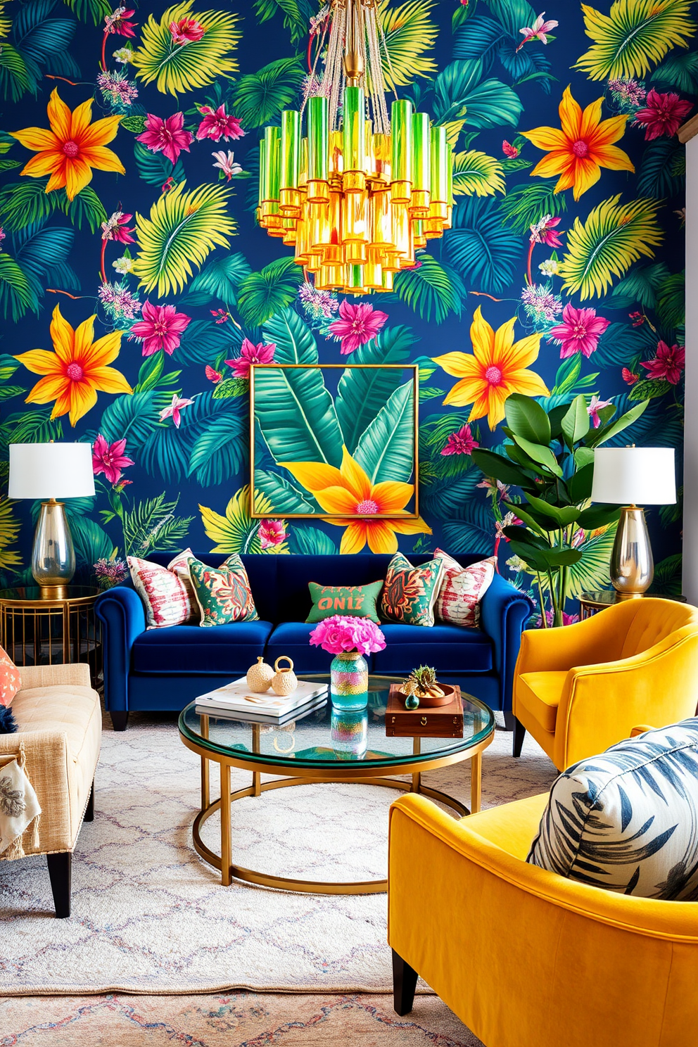 Tropical Wallpaper Decorating Ideas 10