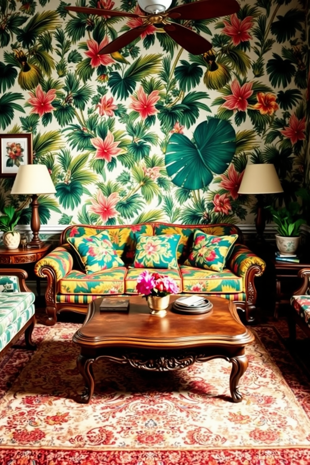 Tropical Wallpaper Decorating Ideas 11