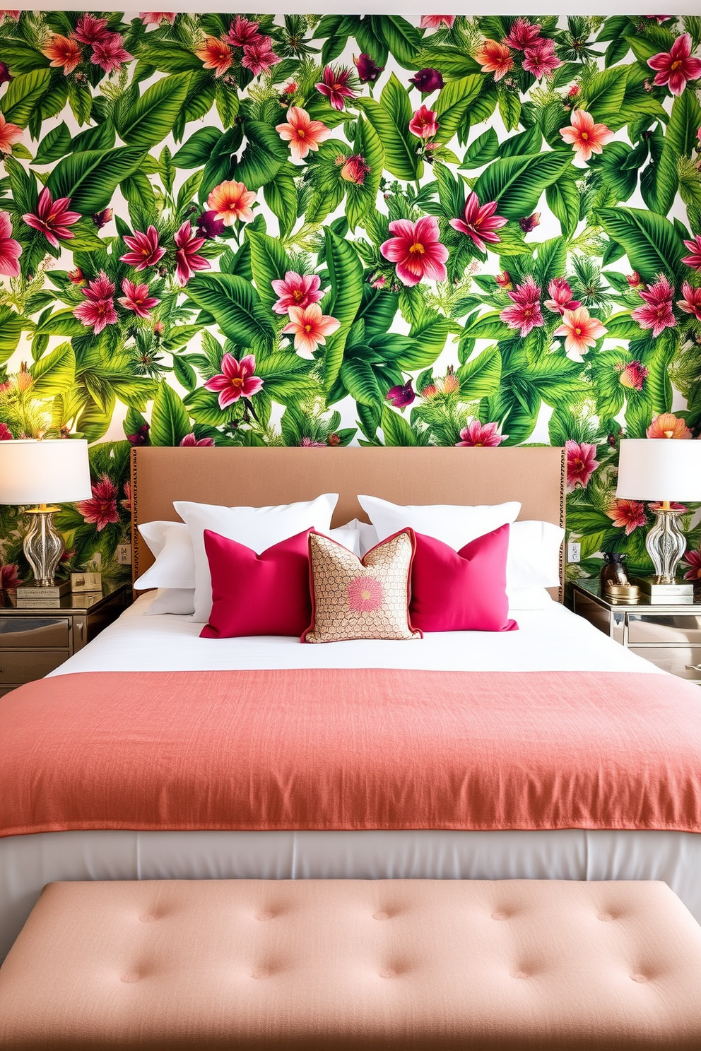 Tropical Wallpaper Decorating Ideas 13