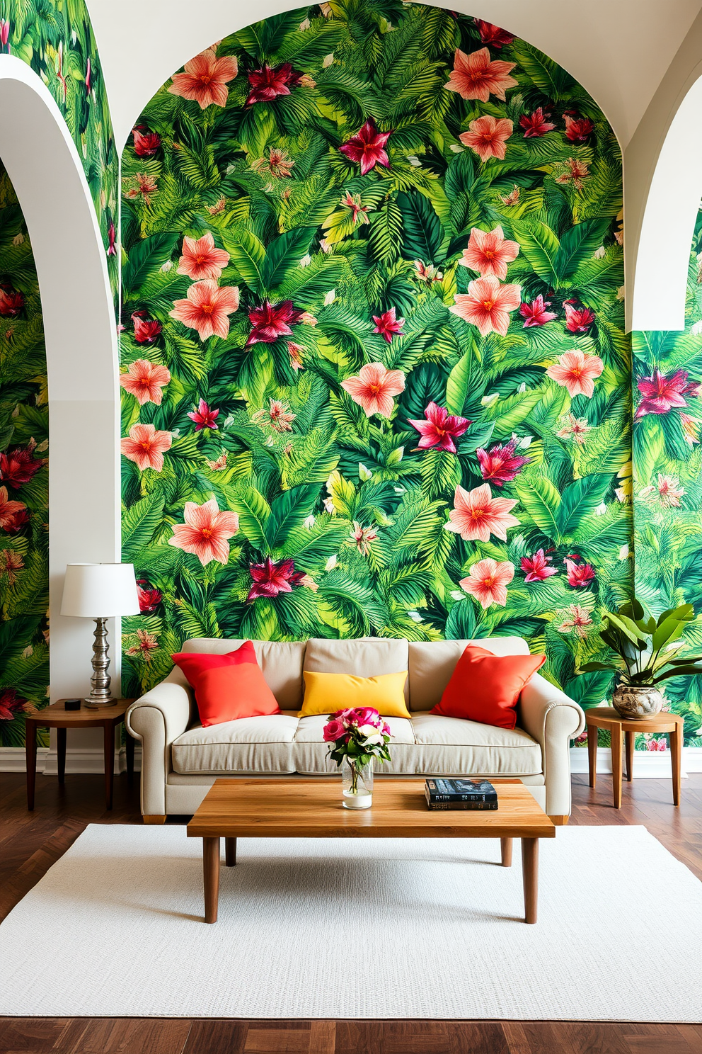 Tropical Wallpaper Decorating Ideas 15